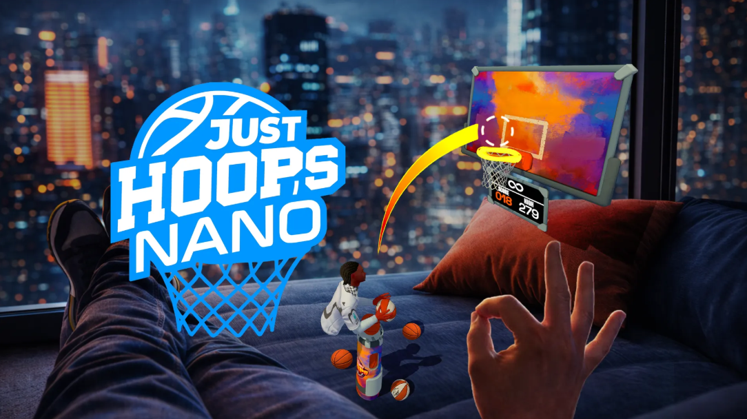 Just Hoops Nano — MR-баскетбол с hand tracking для Meta Quest