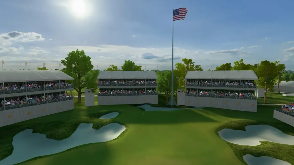 В GOLF+ добавили виртуальную копию поля Medinah Country Club No. 3