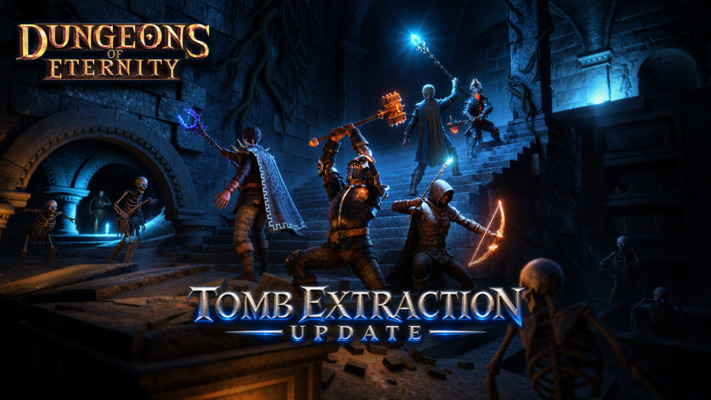 Dungeons of Eternity стала мрачнее с обновлением Tomb Extraction