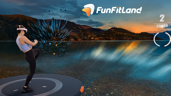 FunFitLand добавила удары коленом и режим Space на Apple Vision Pro