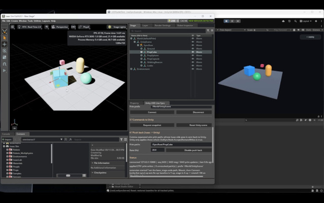 Unity представила экспериментальный USD Toolkit для обмена сценами с NVIDIA Isaac Sim