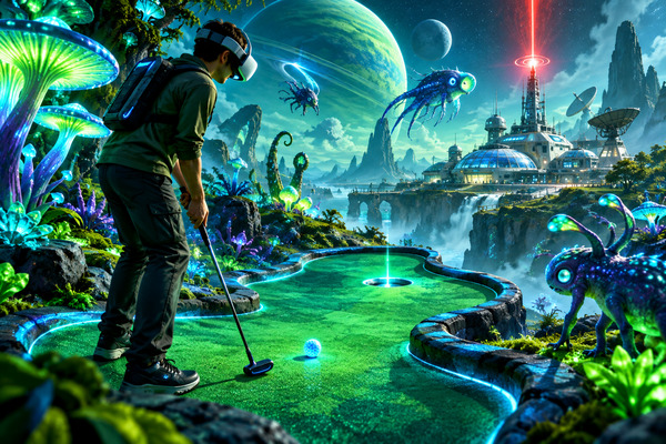 Escape from Planet Xylodon вышла в Walkabout Mini Golf вместе с обновлением 6.8