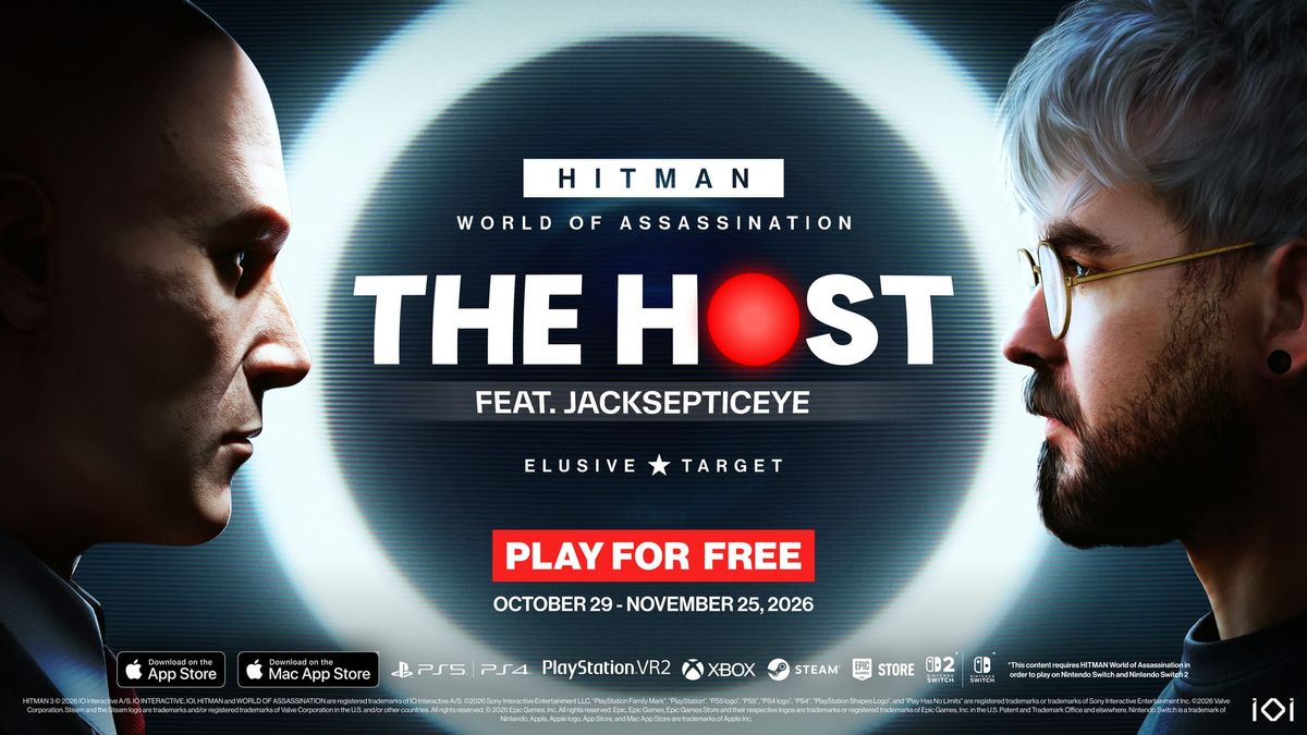 В Hitman: World of Assassination появилась временная цель ДжекСептикАй