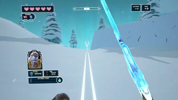 Fresh Tracks VR превращает спуск на лыжах в ритмичное фэнтезийное испытание